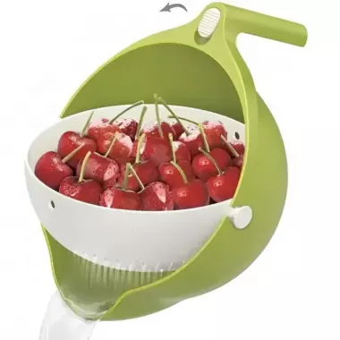 Универсальная миска – друшляк Mesh Strainer Drain Basket ∙ Хозяйственная силиконовая корзина со сливом 2в1 Универсальная миска – друшляк Mesh Strainer Drain Basket ∙ Хозяйственная силиконовая корзина со сливом 2в1