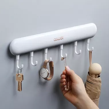 Універсальна настінна вішалка з гачками Towel hook LY-839