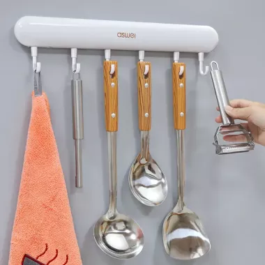 Універсальна настінна вішалка з гачками Towel hook LY-839