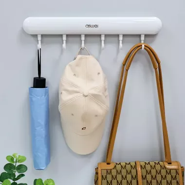 Універсальна настінна вішалка з гачками Towel hook LY-839