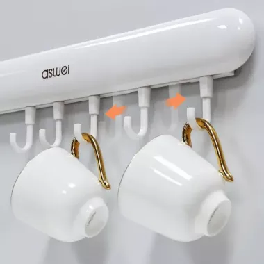 Універсальна настінна вішалка з гачками Towel hook LY-839