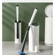 Универсальная щетка для уборки ванной со сменными насадками MTS clip type removable toilet brush