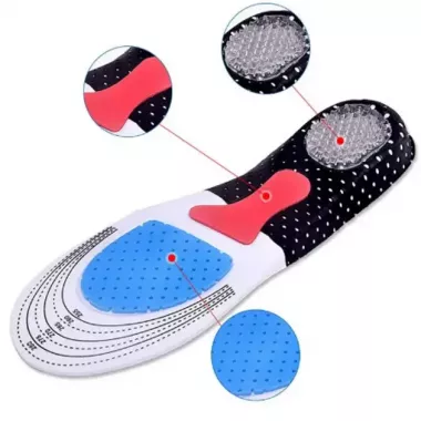 Универсальные ортопедические стельки с жестким супинатором и гелевой пяткой