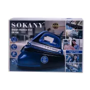 Утюг с паровой станцией и антипригарным покрытием SOKANY SK-188 утюг керамический с самоочисткой 2400 Вт