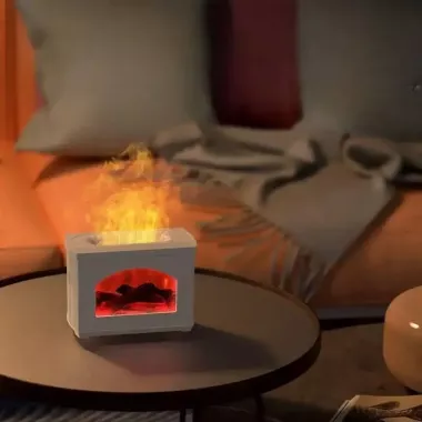 Увлажнитель воздуха для дома с эффектом пламени 12-24v Камин