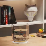 Увлажнитель воздуха портативный WOLF Air Humidifier, аромадиффузор электрический с резервуаром для эфирного масла, ультразвуковой, 650 мл