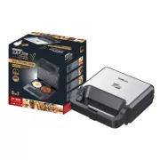 Вафельница мультимейкер гриль 8в1 Zepline 2200W / Мощный электрогриль со сменными пластинами ZP-808