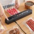 Вакууматор Vacuum Sealer вакуумний пакувальник для їжі, побутовий вакууматор чорний Вакууматор Vacuum Sealer вакуумний пакувальник для їжі, побутовий вакууматор чорний