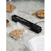 Вакууматор Vacuum Sealer вакуумный упаковщик для еды, бытовой вакууматор черный