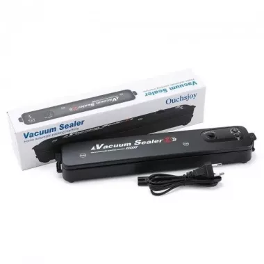Вакууматор Vacuum Sealer вакуумный упаковщик для еды, бытовой вакууматор черный Вакууматор Vacuum Sealer вакуумный упаковщик для еды, бытовой вакууматор черный