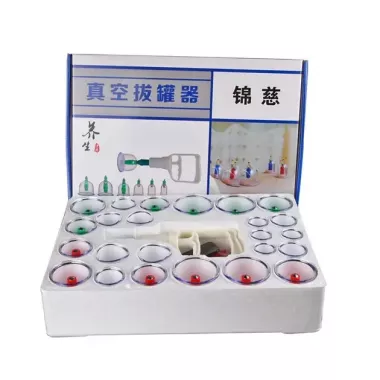 Антицелюлітні масажні вакуумні банки (24 штуки в комплекті) Антицелюлітні масажні вакуумні банки (24 штуки в комплекті)