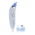 Вакуумный очиститель Derma suction DS Vacuum для профессиональной чистки кожи и пор лица - легкий компактный удобный прибор в использовании + 4 насадки, Белый