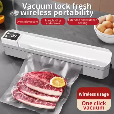 Вакуумный упаковщик пакетов Vacuum Sealer / Автоматический бытовой вакууматор с пакетами, вакуумайзер для упаковки и хранения пищи Вакуумный упаковщик пакетов Vacuum Sealer / Автоматический бытовой вакууматор с пакетами, вакуумайзер для упаковки и хранения пищи