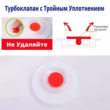 Вакуумный пакет для хранения вещей 80x110 см