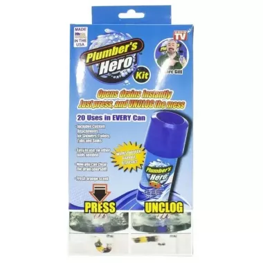 Вантуз Plumber Hero ART-0247 набор для прочистки унитаза и канализационных труб Вантуз Plumber Hero ART-0247 набор для прочистки унитаза и канализационных труб