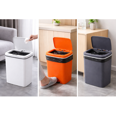 Ведро для мусора со смарт-датчиком приближение Smart trash can 10 л
