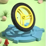 Велобег с дельфином, складной беговел от 2 до 5 лет, надувные колеса 12