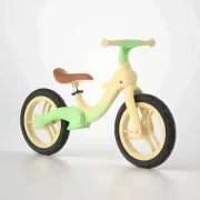 Велобег с дельфином, складной беговел от 2 до 5 лет, надувные колеса 12