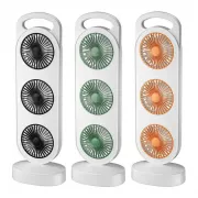 Вентилятор аккумуляторный, 1200мАч, от USB, S-31 / Мини вентилятор портативный / Настольный вентилятор