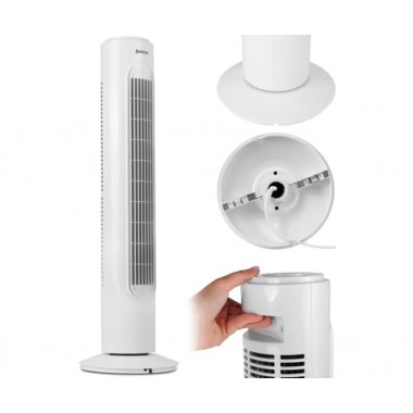Вентилятор колонный напольный DOMOTEC MS-1627 45Вт Белый