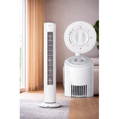 Вентилятор колонный напольный DOMOTEC MS-1627 45Вт Белый
