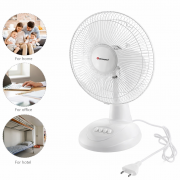 Вентилятор настольный DOMOTEC MS-1626 White с автоповоротом 3 режима 40 Вт