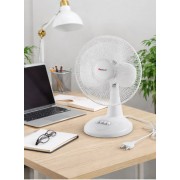 Вентилятор настольный DOMOTEC MS-1626 White с автоповоротом 3 режима 40 Вт