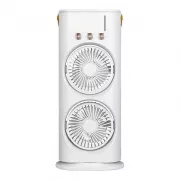 Вентилятор настольный двойной с охлаждением Double-ended Spray Fan LED-подсветка 3 скорости,распылитель водяного тумана