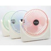 Вентилятор настольный Fan Portable USB / Аккумуляторный настольный вентилятор 3 скорости работы