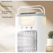 Вентилятор охладитель 3в1 Air Cooler Fan 1346 с USB-питанием, увлажнением и LED-подсветкой