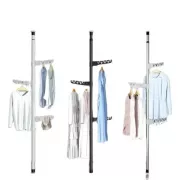 Вішалка від підлоги до стелі Hanger floor to ceiling для одягу, сушарка окремостояща телескопічна