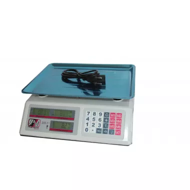 Весы торговые электронные со счетчиком цены на 50 кг. PM 5051 Promotec с аккумулятором 6 вт