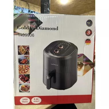 Аэрогриль Аэрофритюрница Gold Diamond Tk 09906 3400w 8L
