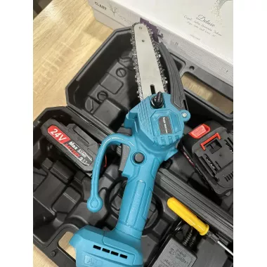 Мини пила (24В, 5,0 Ач) Веткорез компактная и лёгка цепная пила аккумуляторная Мини пила (24В, 5,0 Ач) Веткорез компактная и лёгка цепная пила аккумуляторная