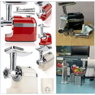 Мясорубка Rainberg RB-2270 3800Вт с реверсом и насадками для шинковки и колбас