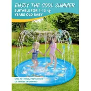 Водяной коврик фонтан для детей/Детский бассейн спринклер (170 см)