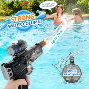 Водяний пістолет Електричне/кольорове підсвічування, обойма 500мл, водяний пістолет з підсвічуванням