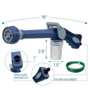 Водомет для миття авто, поливу рослин, розпилювач EZ JET Water Cannon