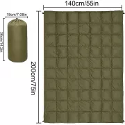 Водонепроницаемое пуховое одеяло 200x140 см для туризма и походов AND-8-AND-9