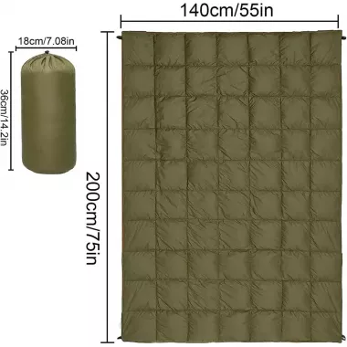 Водонепроницаемое пуховое одеяло 200x140 см для туризма и походов AND-8-AND-9 Водонепроницаемое пуховое одеяло 200x140 см для туризма и походов AND-8-AND-9