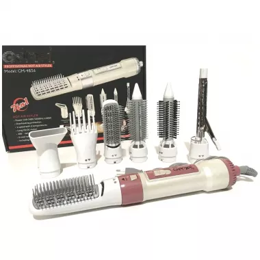 Воздушный стайлер для волос 7 в 1 Gemei GM-4836 Воздушный стайлер для волос 7 в 1 Gemei GM-4836