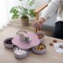Вращающаяся складная двухъярусная конфетница SUNROZ Flower Candy Box для конфет и фруктов