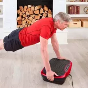 Виброплатформа для тренировок + пульт, до 120кг, от сети / Вибрационная платформа для похудения