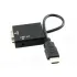 Відеоадаптер HDMI - VGA конвертер відео + аудіо 1080P Відеоадаптер HDMI - VGA конвертер відео + аудіо 1080P