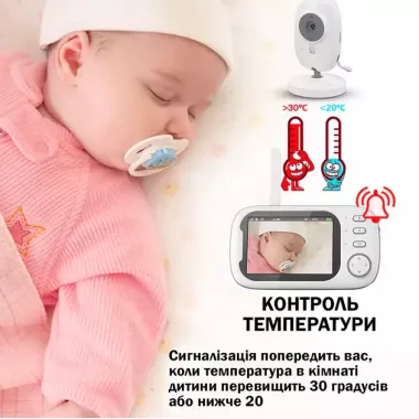 Видеоняня с дисплеем для мамы и детей для наблюдения камера и аудио связь ABM600