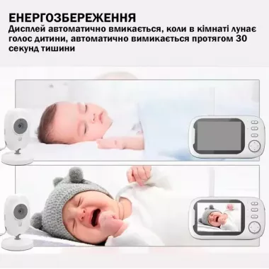 Видеоняня с дисплеем для мамы и детей для наблюдения камера и аудио связь ABM600