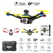 XKJ K15MAX Беспроводный дрон с экранным пультом дистанционного управления FPV-камерой, оптическим позиционированием и системой управления