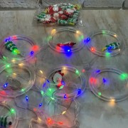Xmas штора Кольца с фигурами 3m*70cm 110L M Мультицветная