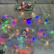 Xmas штора Кільця з фігурами 3m*70cm 110L M Мультикольорові