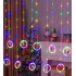 Xmas штора Кольца с фигурами 3m*70cm 110L M Мультицветная